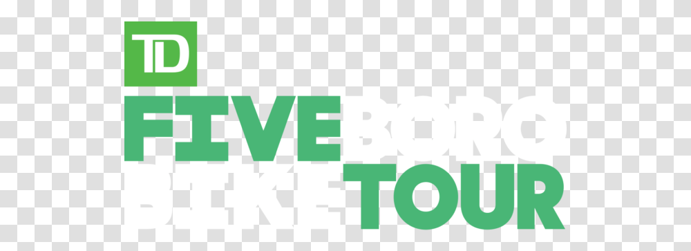 Td Five Boro Bike Tour Presented By Td Five Boro Bike Tour 2020, Logo, Symbol, Trademark, Text Transparent Png