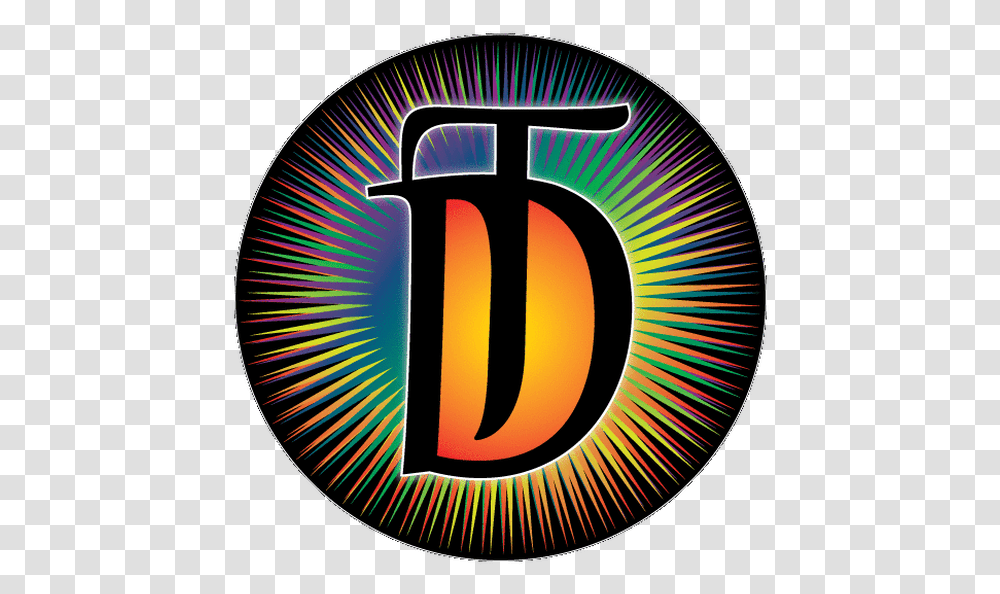 Td Lighitng Productions Circle, Logo, Symbol, Trademark, Lamp Transparent Png