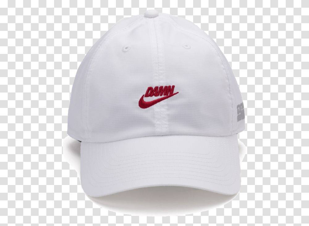 Tde X Nike Swoosh Logo White For Baseball, Clothing, Apparel, Baseball Cap, Hat Transparent Png