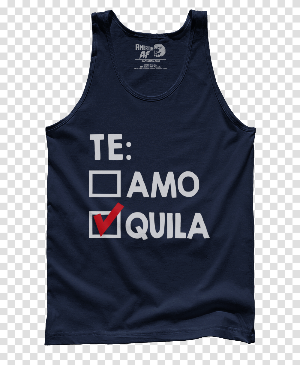 Te Amo Te Amo Quila Quick Step, Apparel, Undershirt, T-Shirt Transparent Png