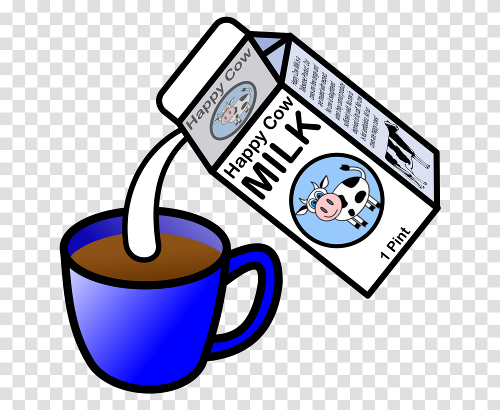 Tea And Milk Clipart, Coffee Cup, Label, Dynamite Transparent Png