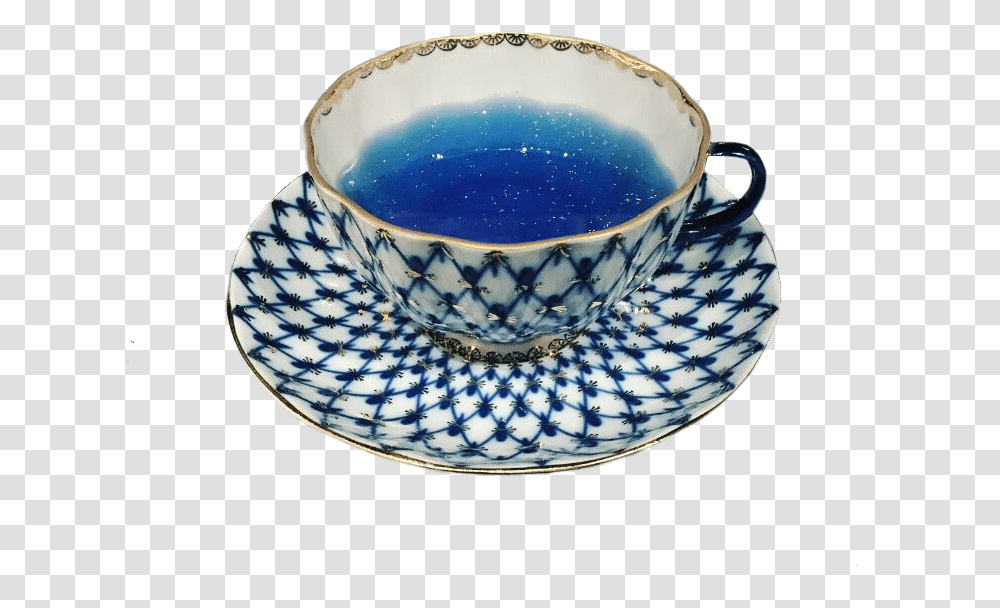 Tea Blue Teacup Drink Aesthetic Pngs Moodboard St Petersburg Lomonosov Porcelain, Saucer, Pottery, Coffee Cup Transparent Png