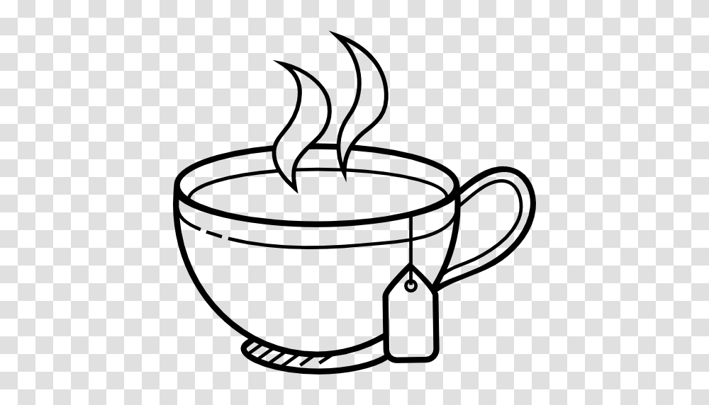 Tea Clipart Coloring, Coffee Cup, Candle Transparent Png