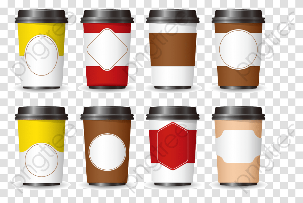 Tea Cup Clipart Vector Water Bottle, Coffee Cup, Beverage, Cream, Dessert Transparent Png