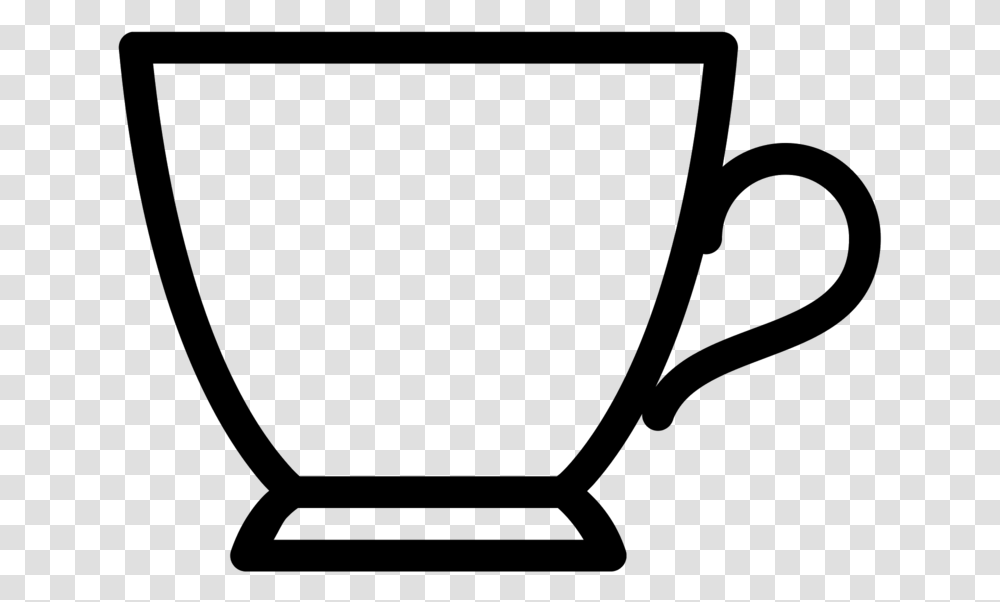Tea Cup Icon Cup Clipart Black And White, Gray, World Of Warcraft, Halo Transparent Png