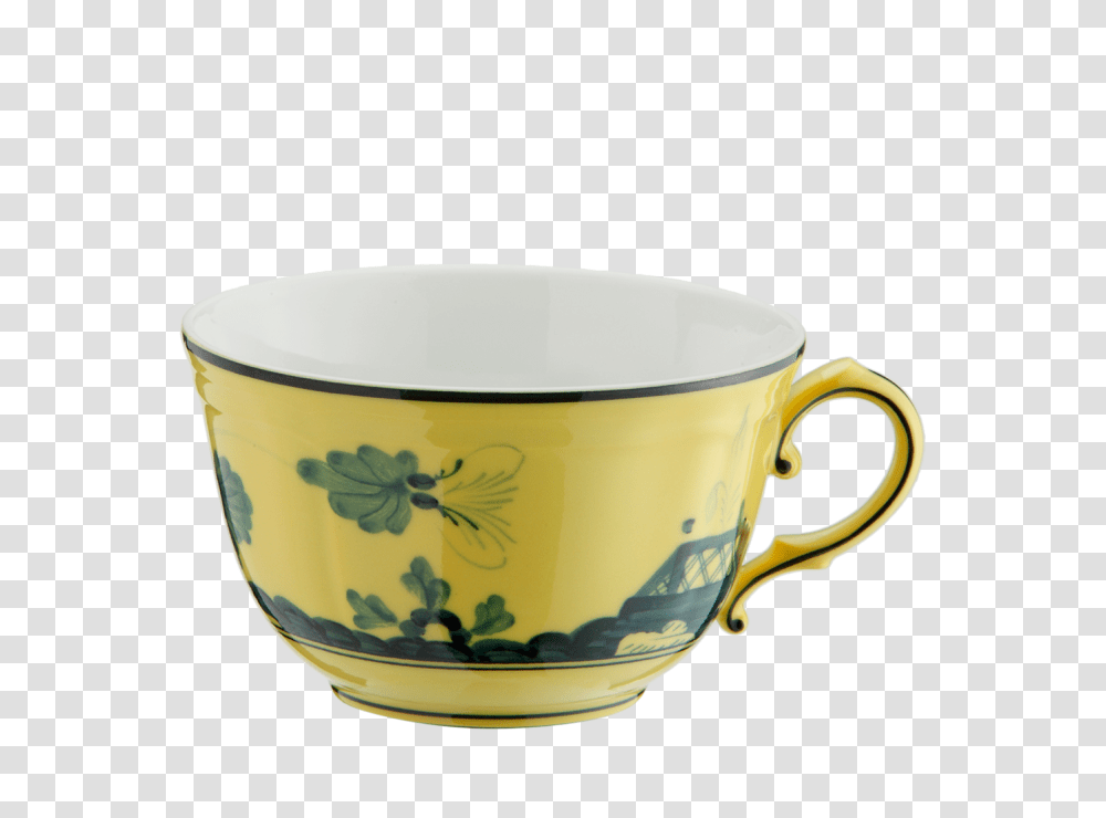 Tea Cup Oriente Italiano Citrino Richard Ginori, Bowl, Bathtub, Soup Bowl, Mixing Bowl Transparent Png