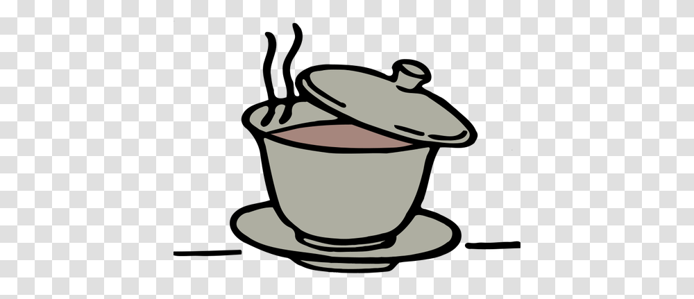 Tea Cup Outline, Saucer, Pottery, Coffee Cup Transparent Png