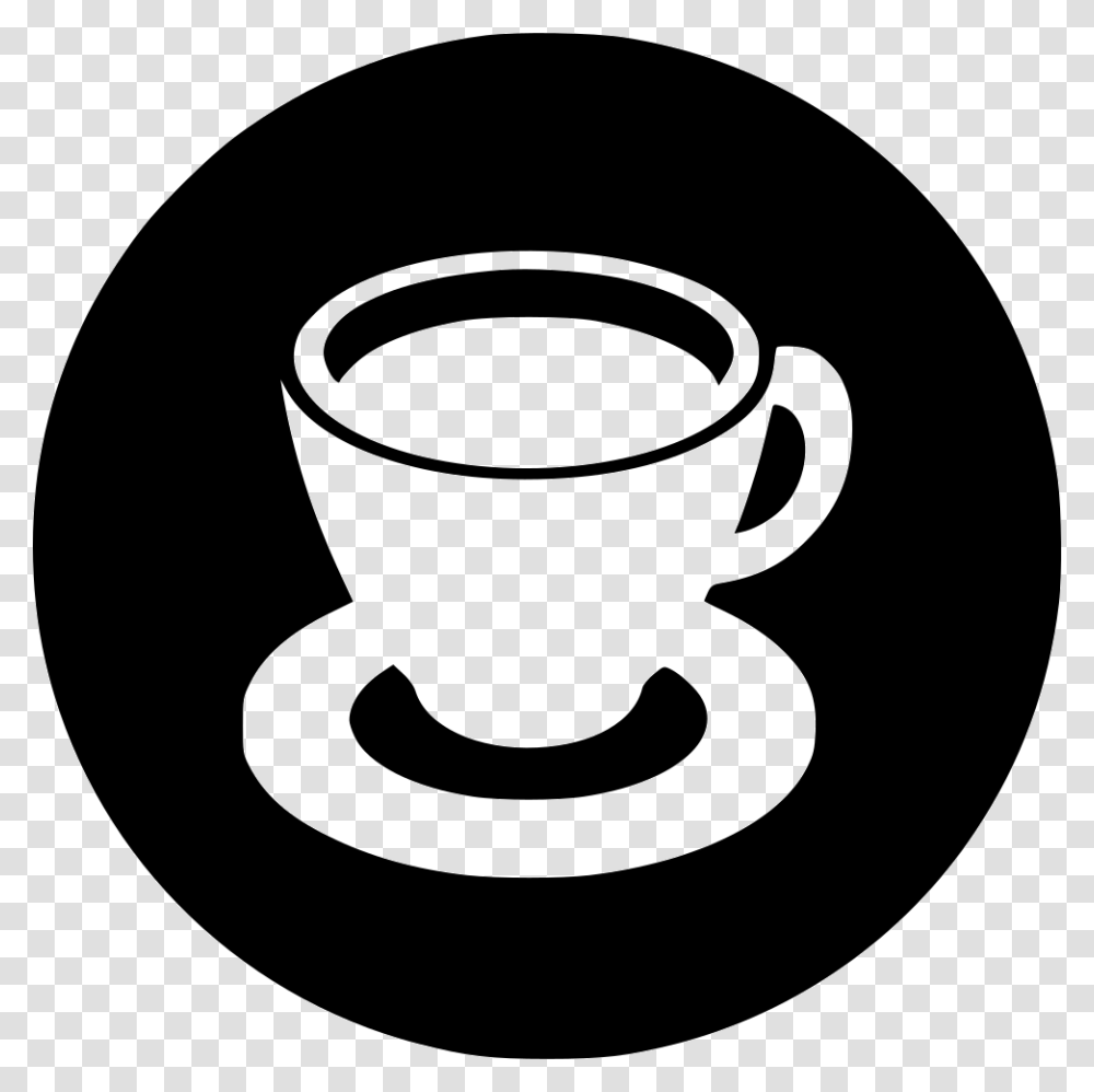 Tea Cup Twitter Logo Black, Coffee Cup, Espresso, Beverage, Drink Transparent Png