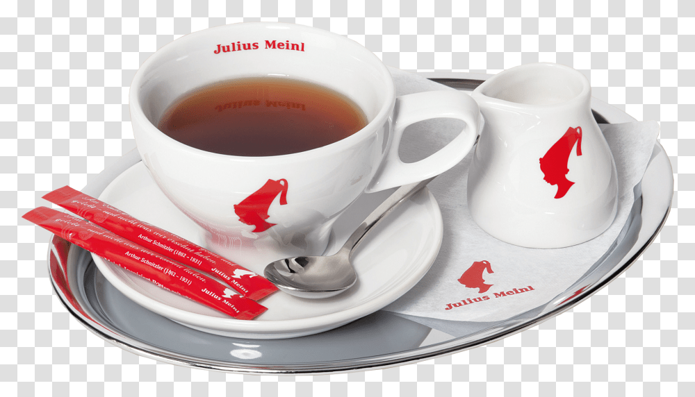 Tea Cups Julius Meinl Tea Cup, Saucer, Pottery, Coffee Cup, Spoon Transparent Png