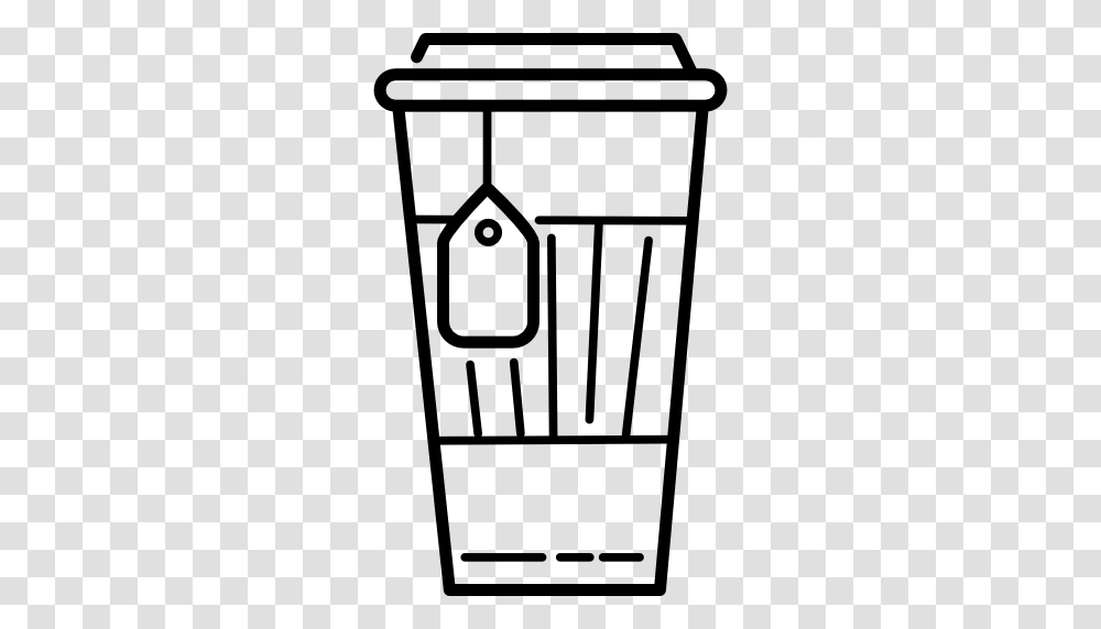 Tea Food Drinks Coffee Cup Hot Drink Coffee Shop Icon, Tin, Can, Trash Can Transparent Png