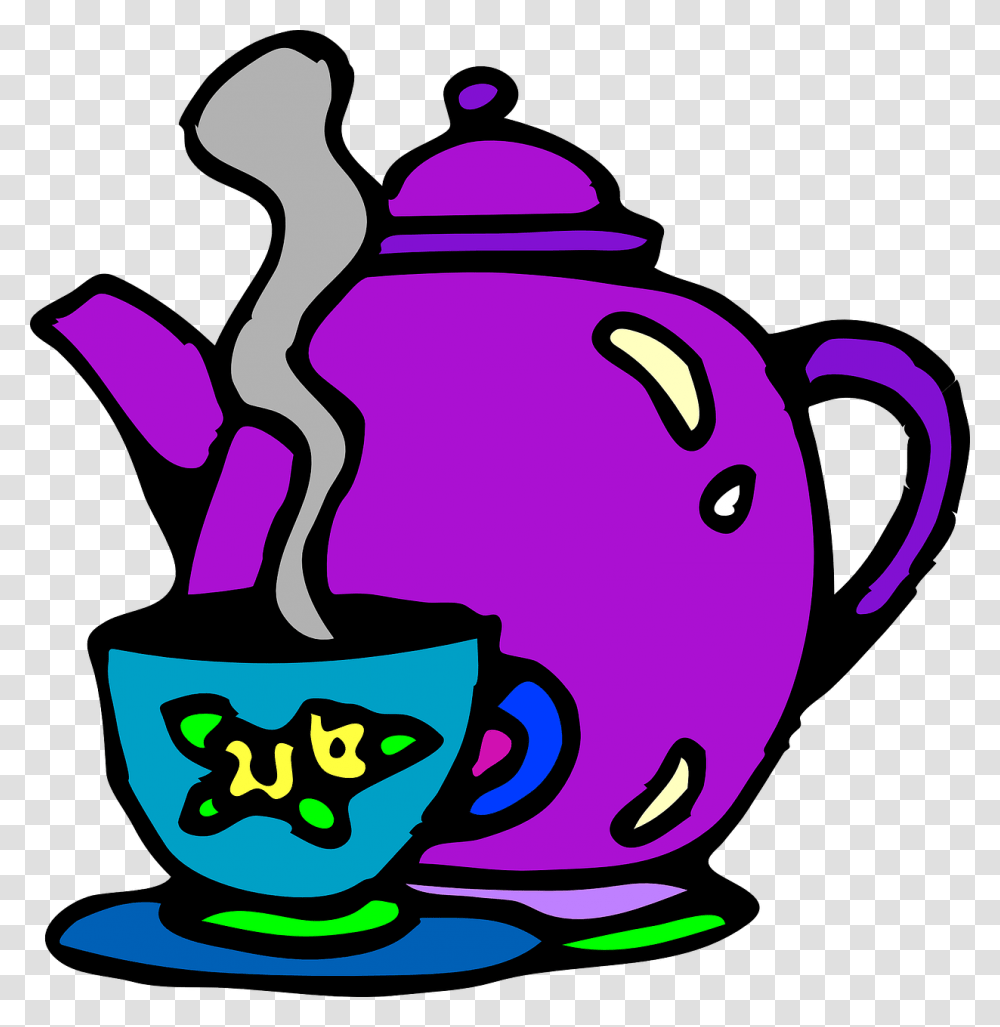 Tea Kettle Clip Art, Coffee Cup, Pottery, Teapot Transparent Png