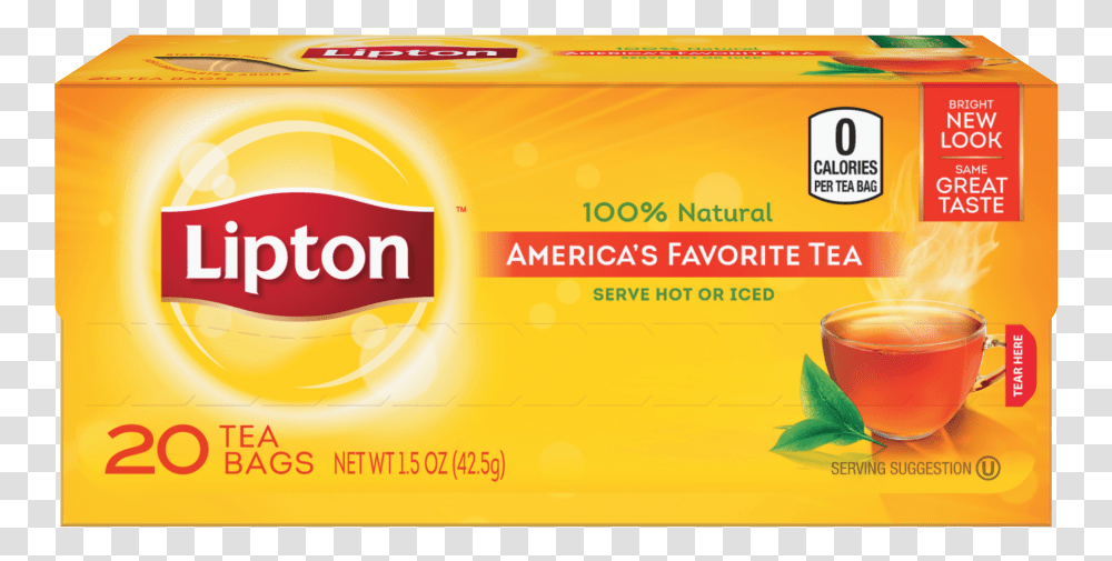 Tea Original Lipton Black Tea, Plant, Beverage, Drink Transparent Png