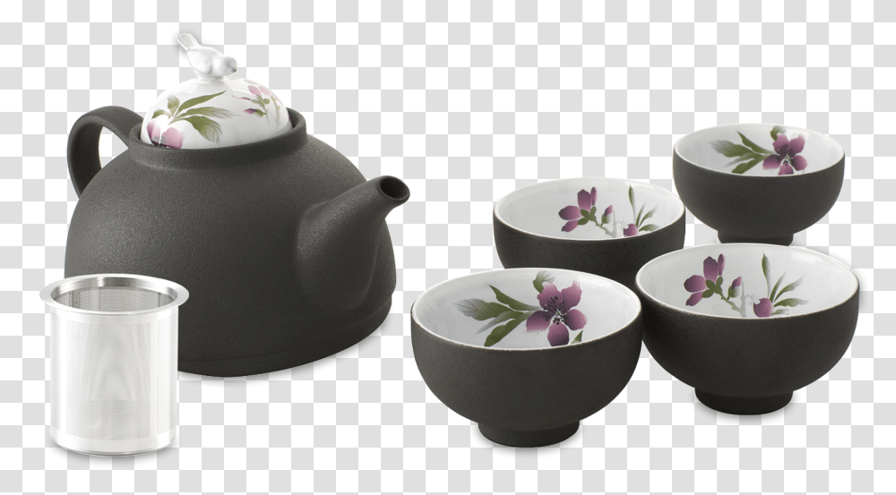 Tea Set Chinese Tea Set, Pottery, Saucer, Wedding Cake, Dessert Transparent Png