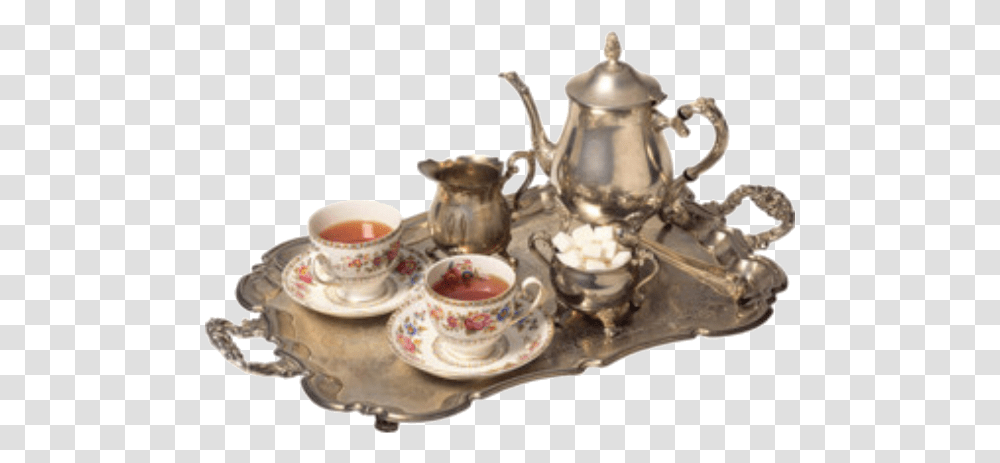 Tea Set, Pottery, Saucer, Teapot, Porcelain Transparent Png