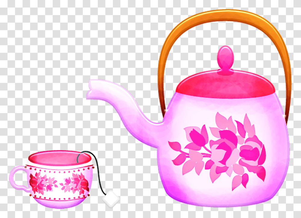 Tea Set Teapot Teacup Cup Tea Set Service Drink Bule De Cha, Pottery, Smoke Pipe Transparent Png