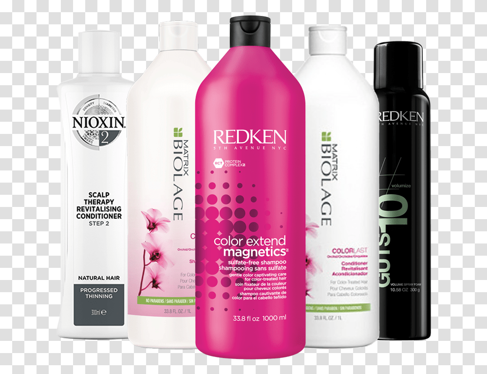 Tea Tree Nioxin Redken Matrix Biolage Products Redken Color Extend Magnetics Shampoo, Bottle, Shaker, Aluminium Transparent Png