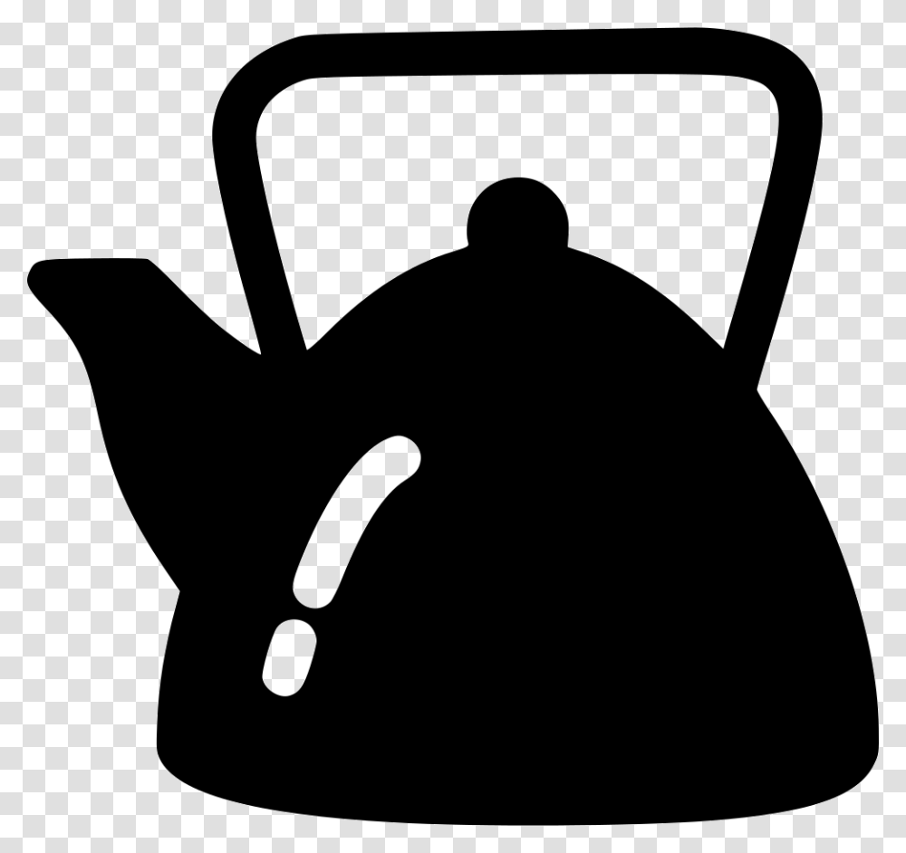 Tea Water Kettle Kettle Icon, Pottery, Teapot, Silhouette, Baseball Cap Transparent Png
