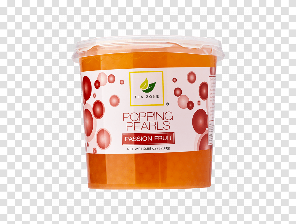 Tea Zone Popping Pearls Strawberry, Jam, Food, Box Transparent Png