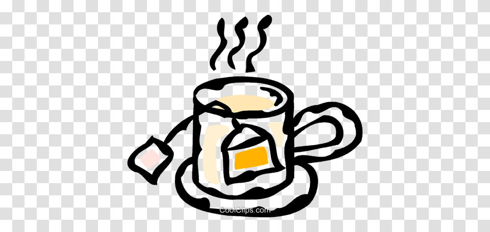 Teabag In A Cup Royalty Free Vector Clip Art Illustration, Coffee Cup, Dynamite, Bomb, Weapon Transparent Png