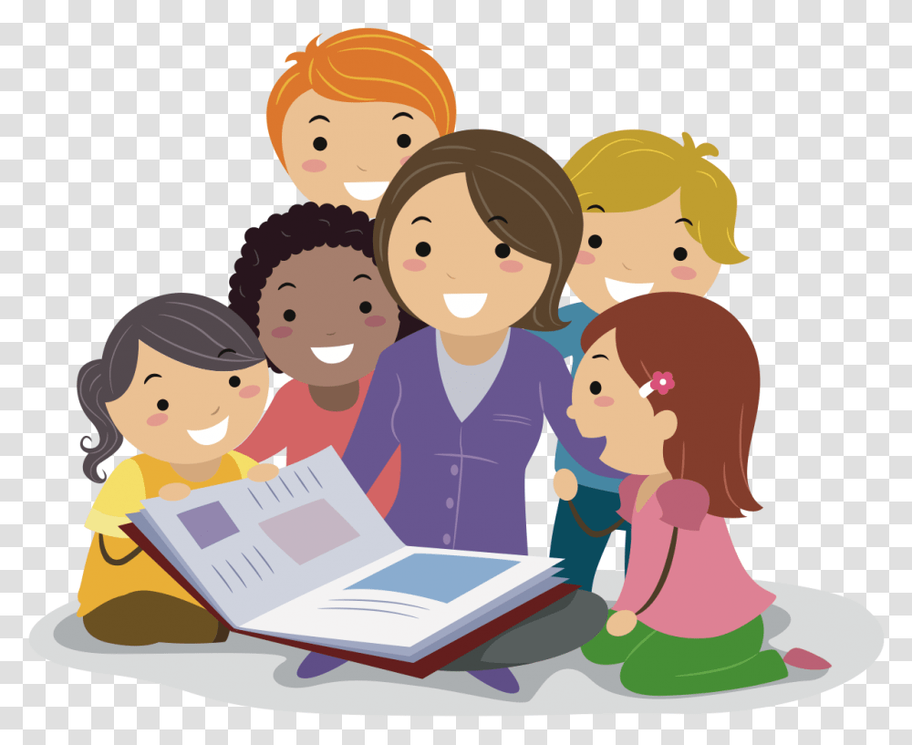 Teacher And Class Clipart, Person, Human, People, Crowd Transparent Png