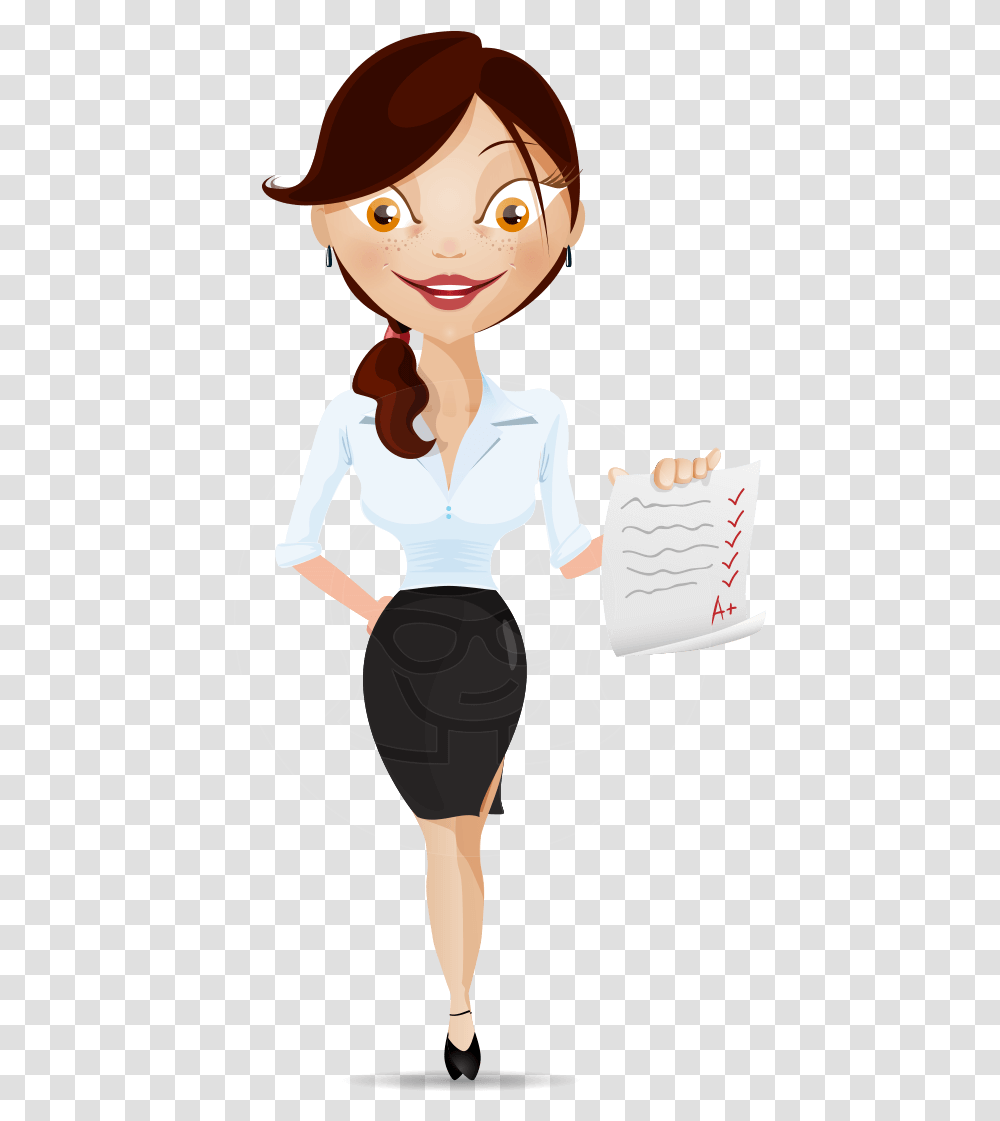 Teacher Cartoon Vector Character Professional Woman Clipart, Person, Outdoors Transparent Png