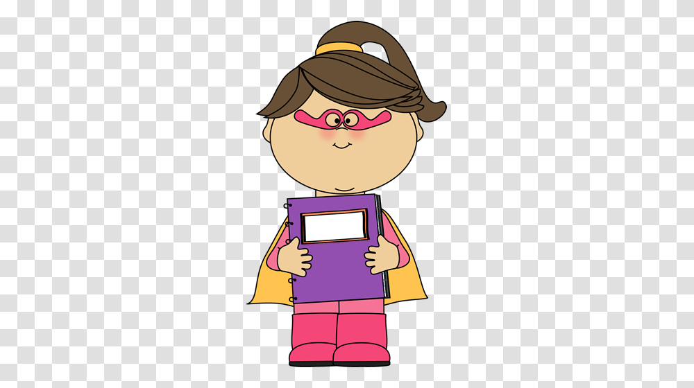 Teacher Clipart Hero, Reading, Helmet, Apparel Transparent Png