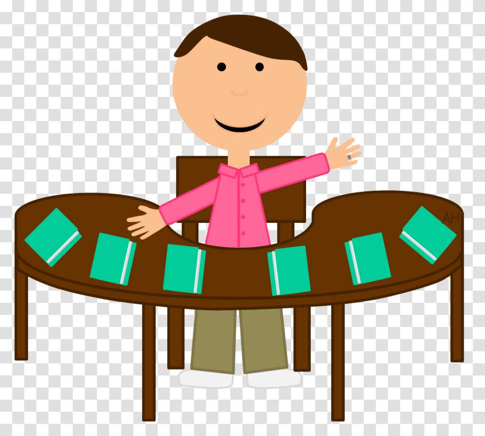 Teacher Clipart, Toy, Female, Girl, Table Transparent Png