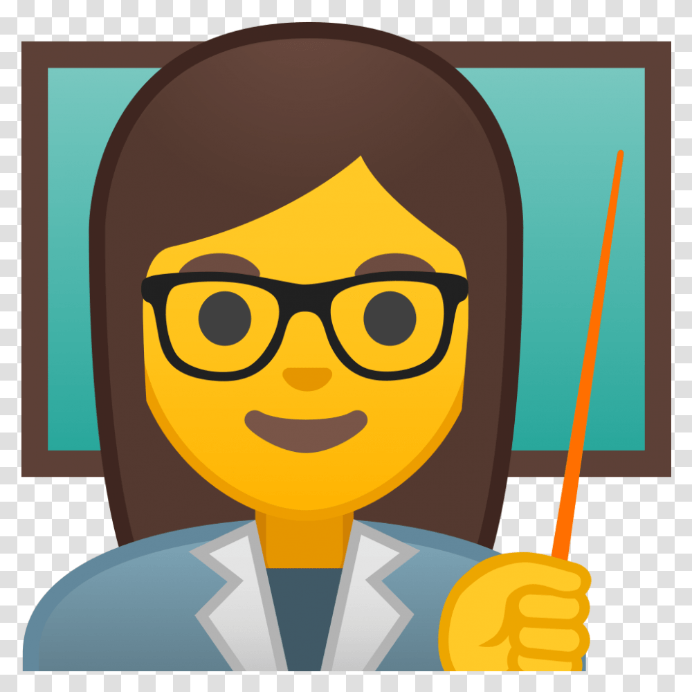 Teacher Emoji, Head Transparent Png