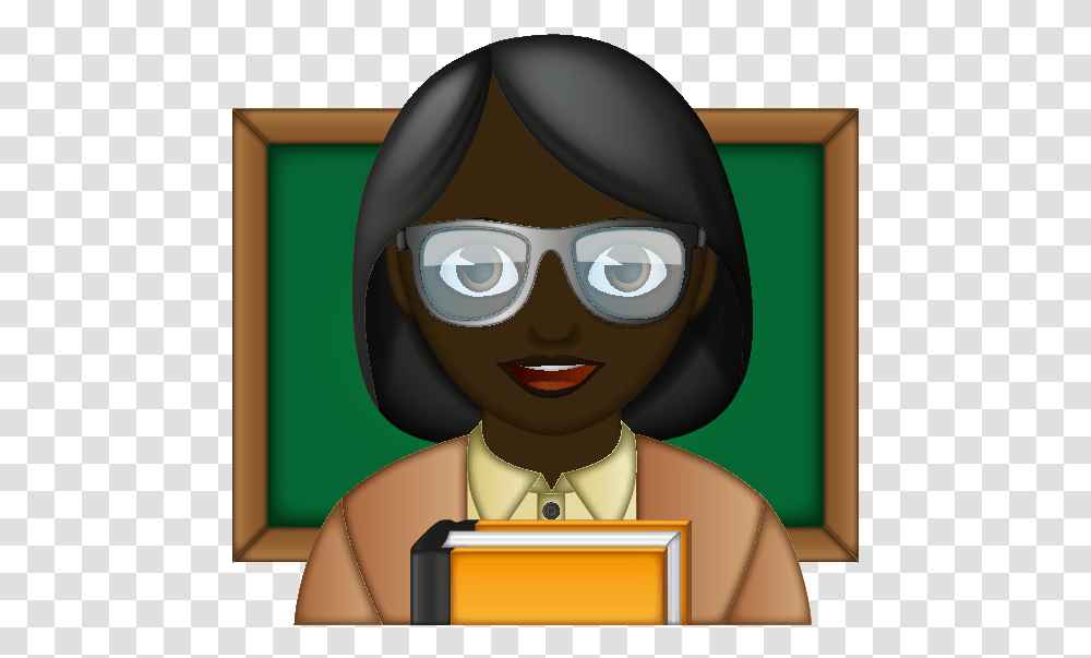 Teacher Emoji, Toy, Reading, Sunglasses, Accessories Transparent Png