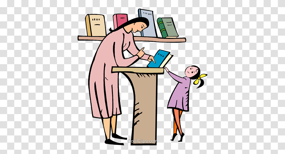 Teacher Giving A Book To A Student Royalty Free Vector Clip Art, Person, Human, Crowd, Postal Office Transparent Png