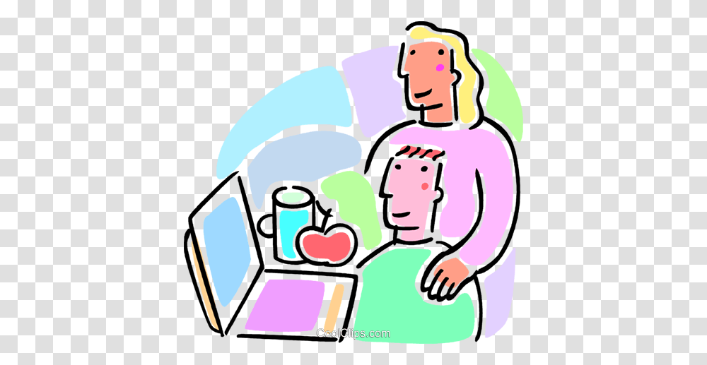 Teacher Helping A Student Royalty Free Vector Clip Art, Face, Drawing, Sitting, Doodle Transparent Png