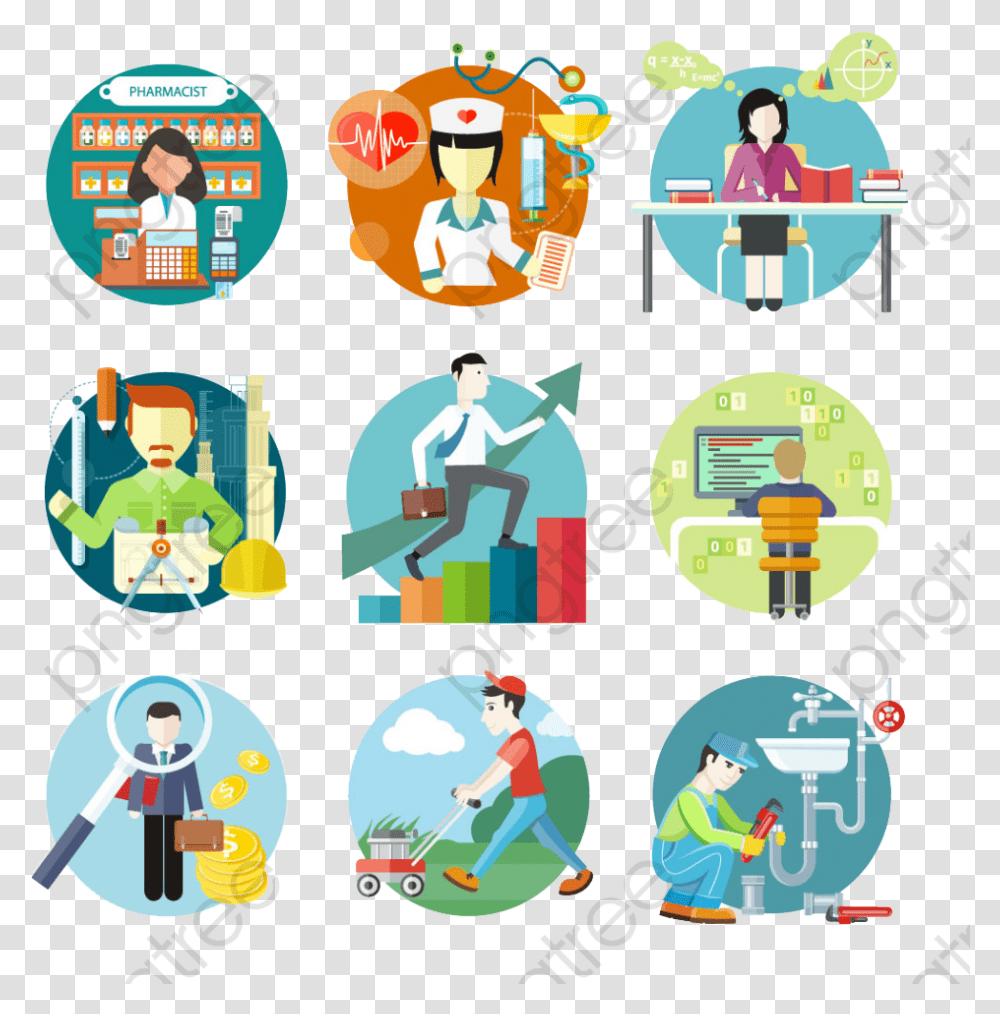 Teacher Icon Vector Labor, Person, Crowd, Face Transparent Png