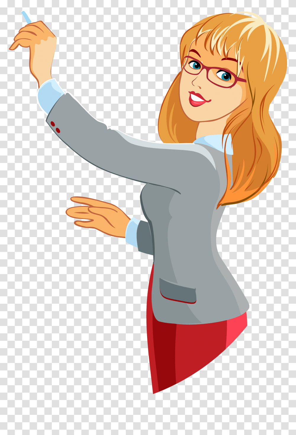 Teacher, Person, Drawing, Sleeve Transparent Png