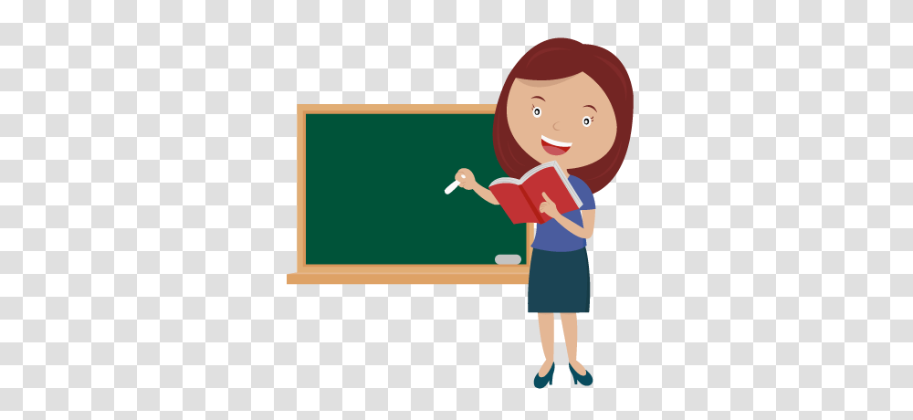 Teacher, Person, Human, Blackboard, Girl Transparent Png