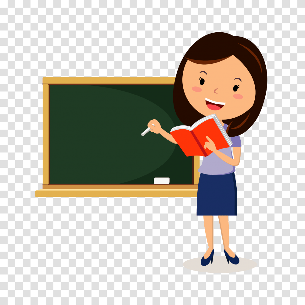 Teacher, Person, Human, Blackboard Transparent Png