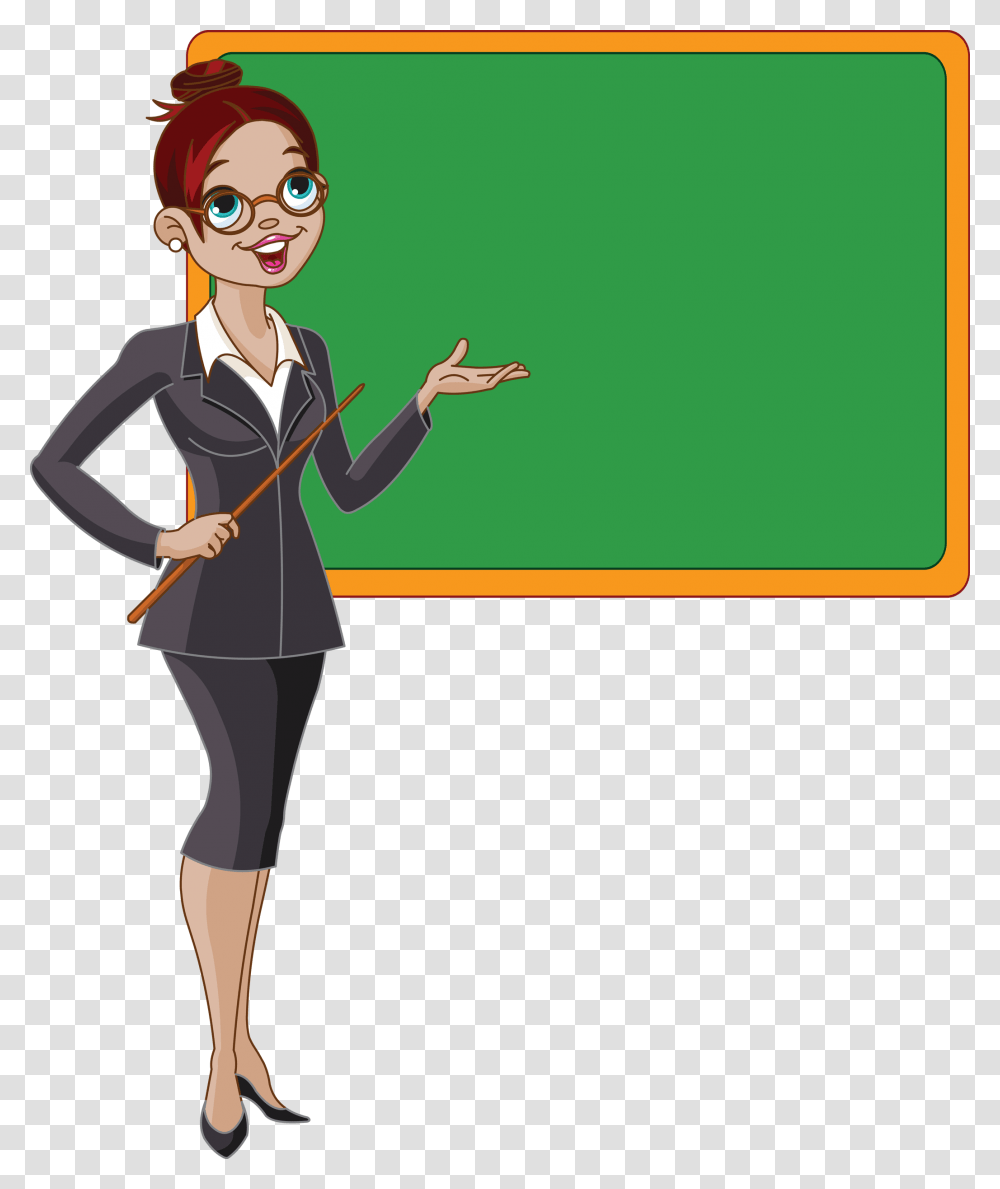 Teacher, Person, Standing, Female, Sunglasses Transparent Png