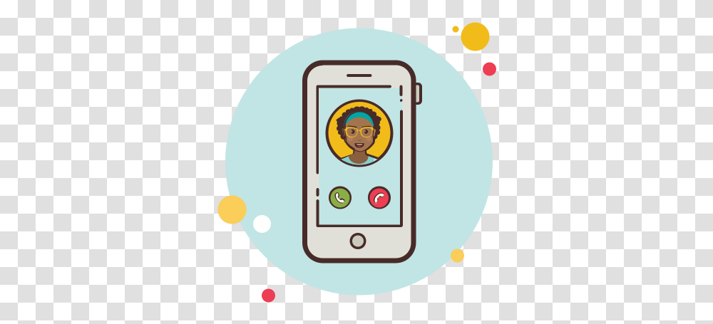 Teacher Phone Call Icon Illustration, Electronics, Mobile Phone, Cell Phone, Person Transparent Png