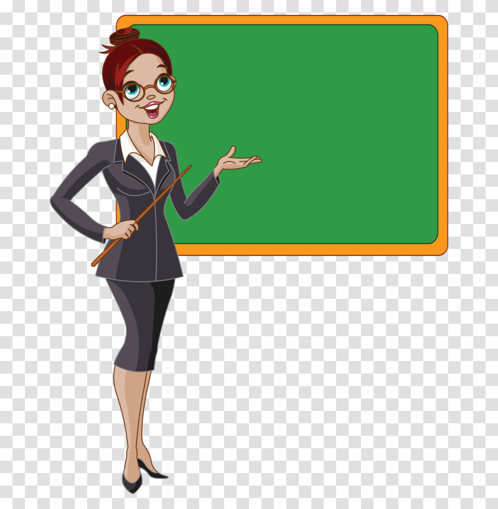 Teacher Vector, Person, Sleeve, Long Sleeve Transparent Png
