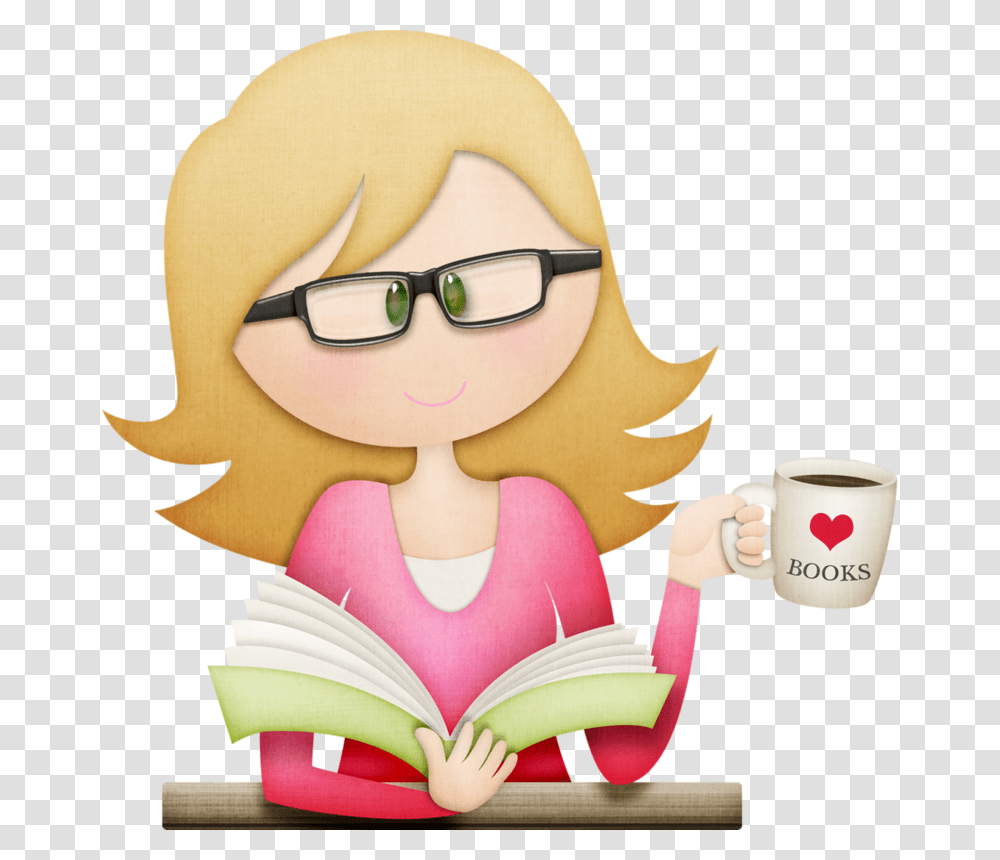 Teacher With Glasses Clip Art, Reading, Person, Human, Sunglasses Transparent Png