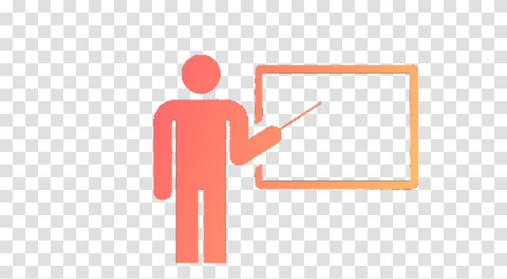 Teaching Icon Sign, Outdoors, Crowd, Teacher, Hand Transparent Png