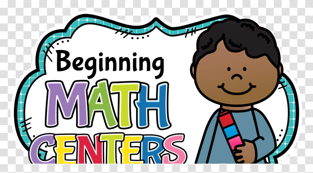 Teaching Outside Of The Box Beginning Math Centers, Label, Word Transparent Png