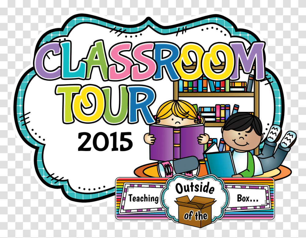 Teaching Outside Of The Box Classroom Tour, Label, Advertisement, Poster Transparent Png