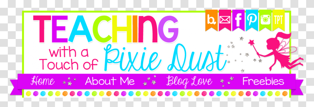 Teaching With A Touch Of Pixie Dust Party Clip Art, Word, Alphabet, Label Transparent Png