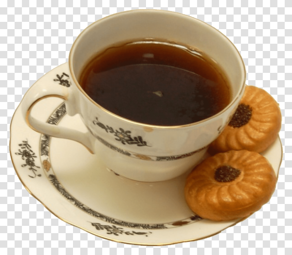Teacup Tea And Biscuits, Saucer, Pottery, Coffee Cup, Beverage Transparent Png