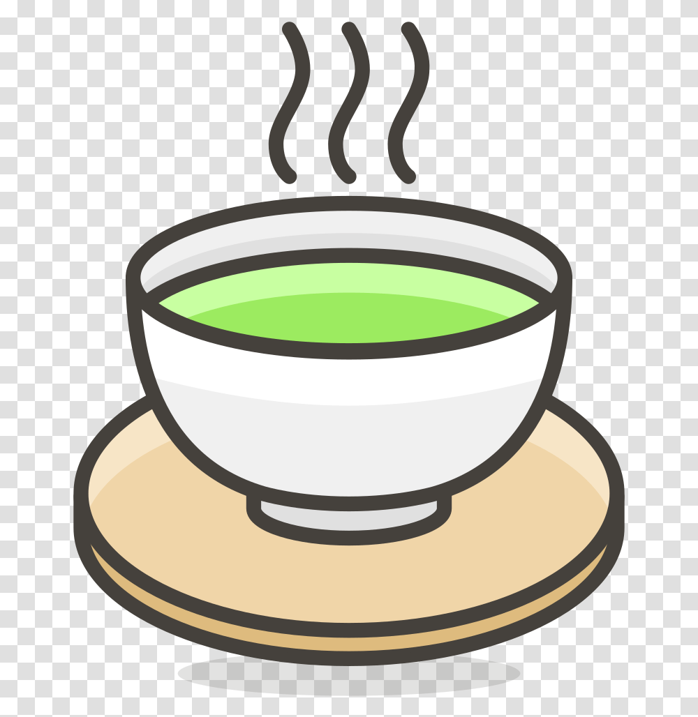 Teacup Without Handle Emoji Sopa, Saucer, Pottery, Vase, Jar Transparent Png