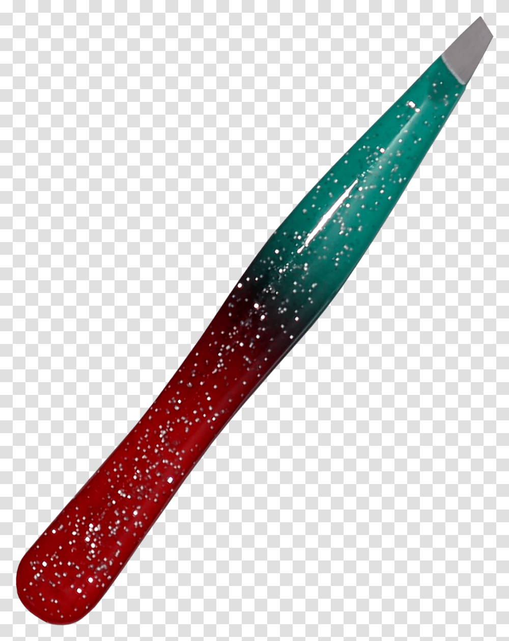 Teal And Red Sparkle Ski, Tool, Brush, Toothbrush Transparent Png