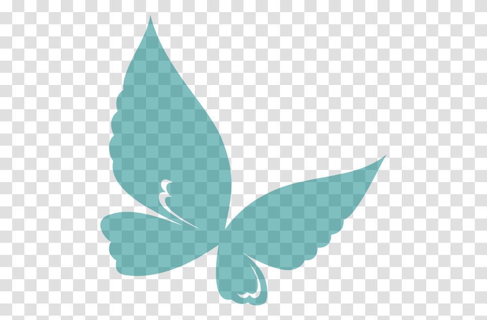 Teal Butterfly Clip Art, Stencil, Logo, Trademark Transparent Png