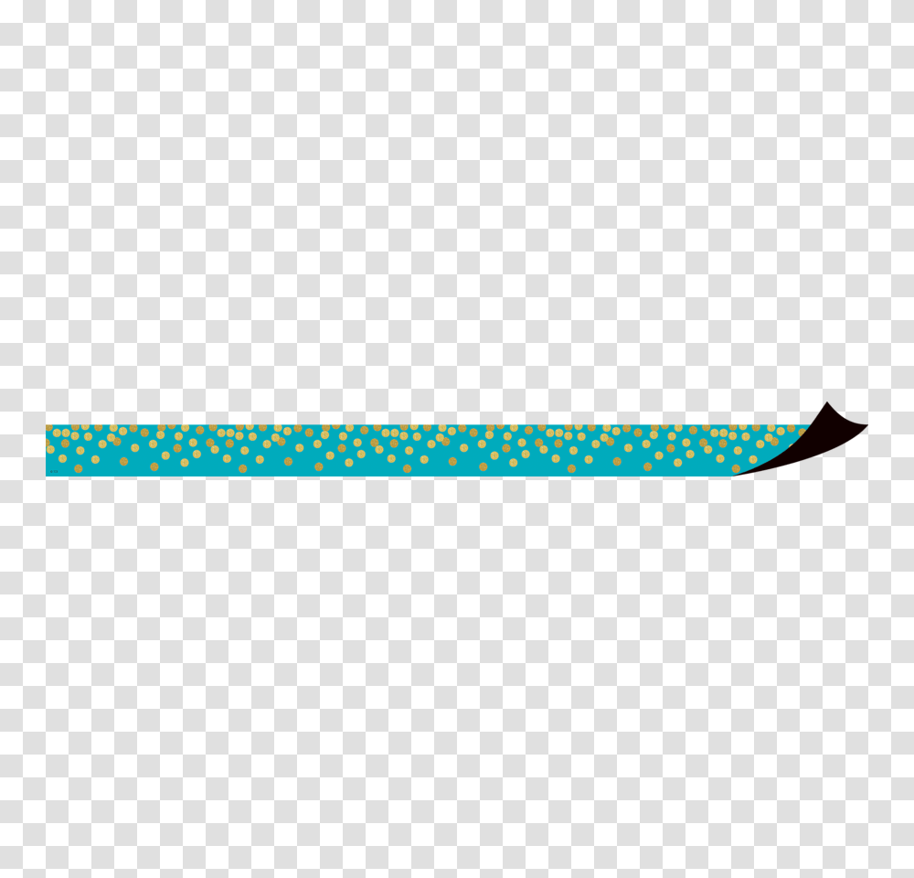 Teal Confetti Magnetic Border, Weapon, Weaponry, Pencil, Arrow Transparent Png
