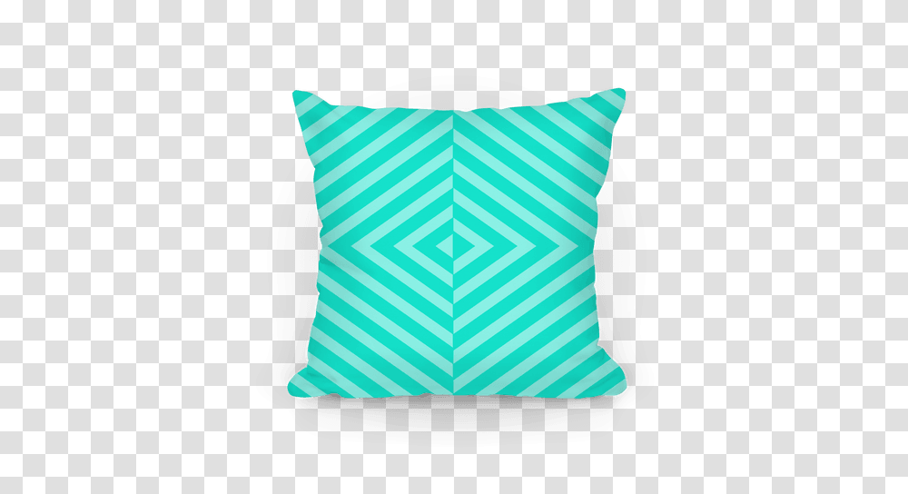 Teal Diagonal Stripe Pattern Throw Pillow Lookhuman, Cushion, Diaper Transparent Png