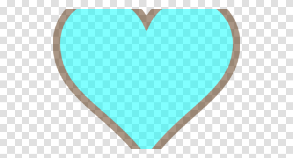 Teal Heart Cliparts Heart, Plectrum, Balloon, Triangle Transparent Png